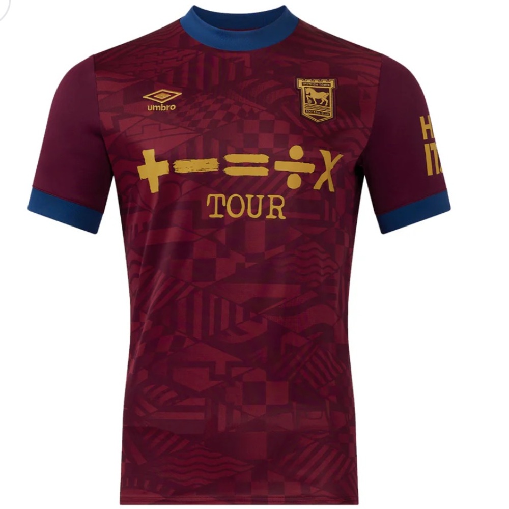 Umbro Red and Yellow Soccer Jersey Modern Athletic Design